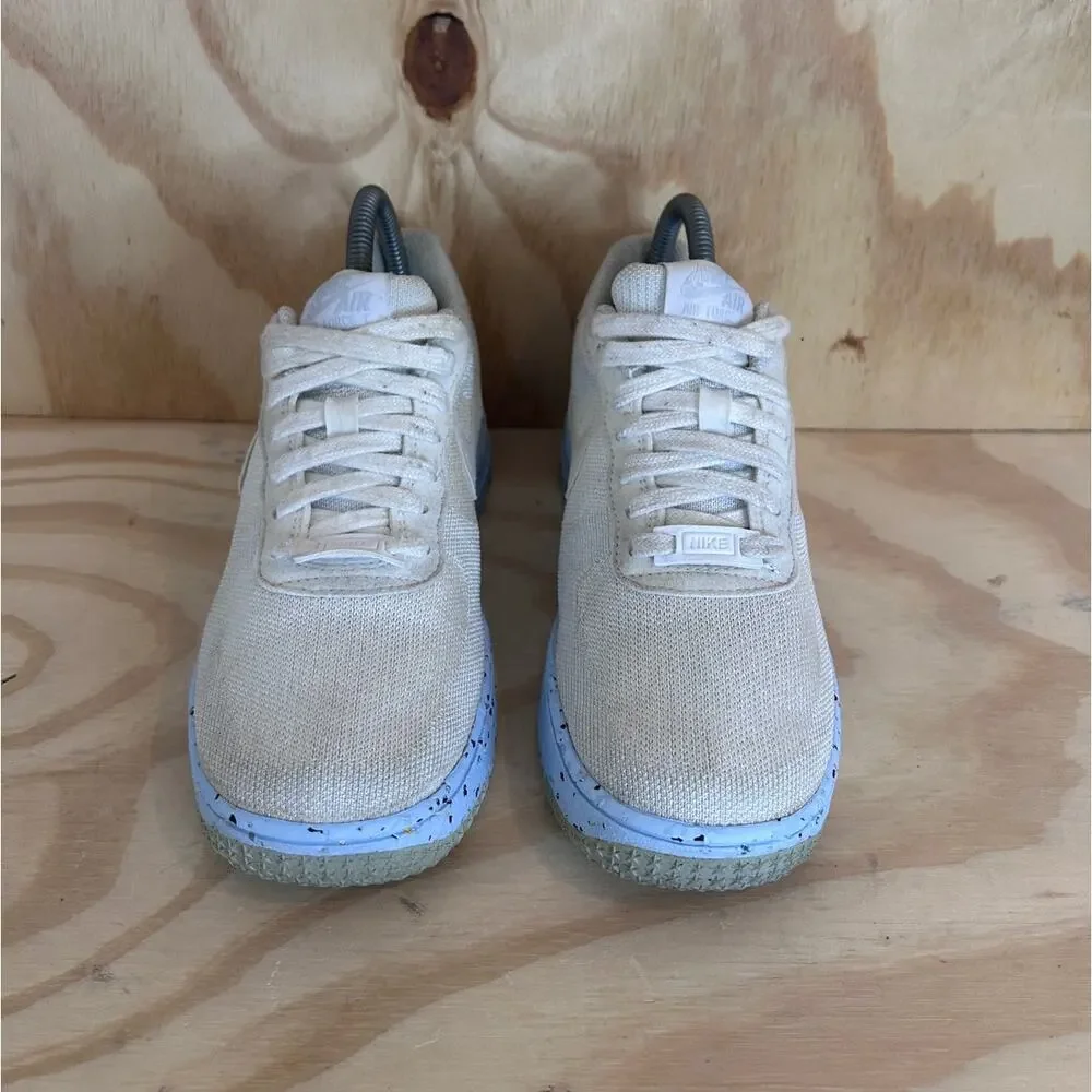 Nike -Air Force 1 Crater -Sneakers -White/Blue -Women's -7 -DC7273-100 -New Like